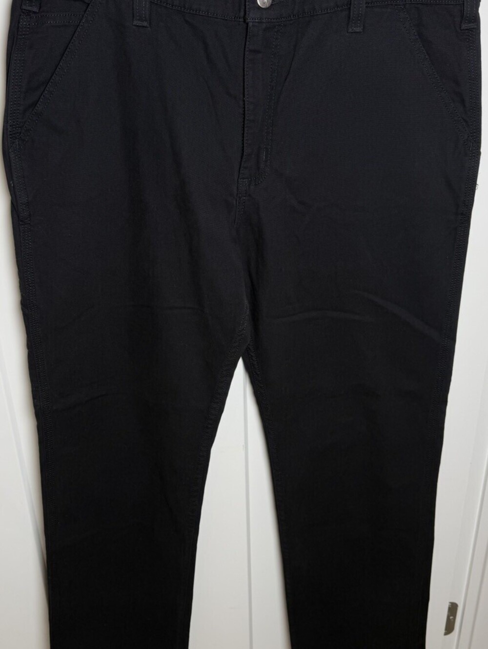 Carhartt Rugged Flex Rigby Pants Mens 38x32 Black Relaxed Straight NWT 102291